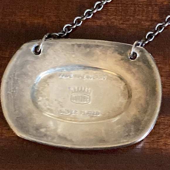 Silver Plated Sherry Label - Picture 3 of 4